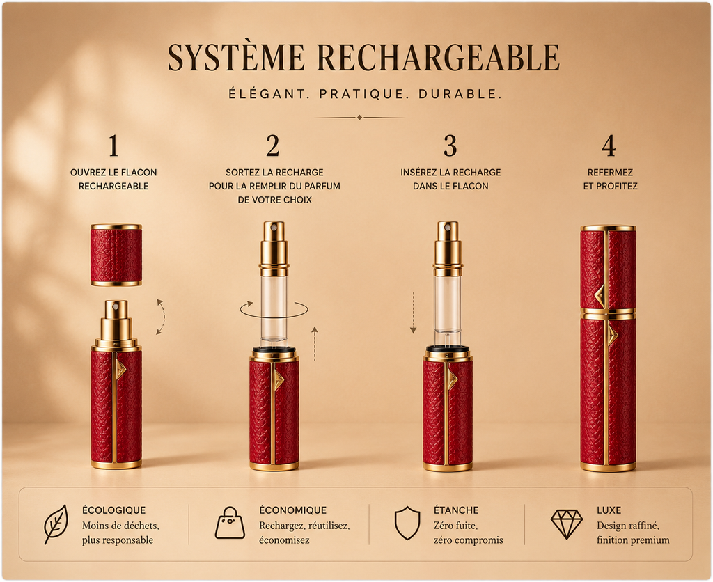 Vaporisateur de Parfum Rechargeable